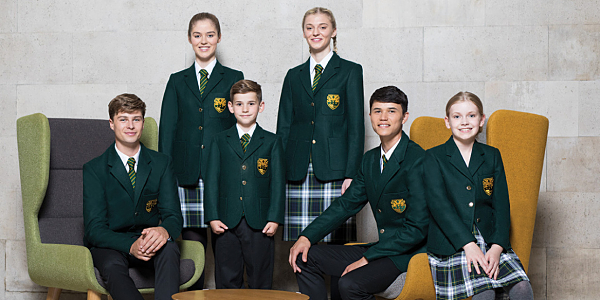 Bespoke Wool School Blazer Traditional Green Flannel Boys and Girls Blazer