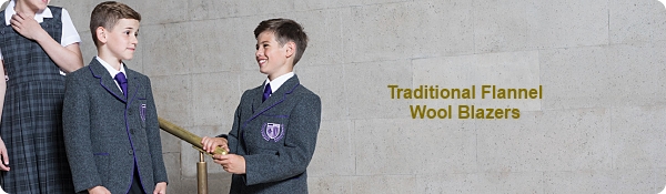 Flannel Wool Blazers Prep School Blazers