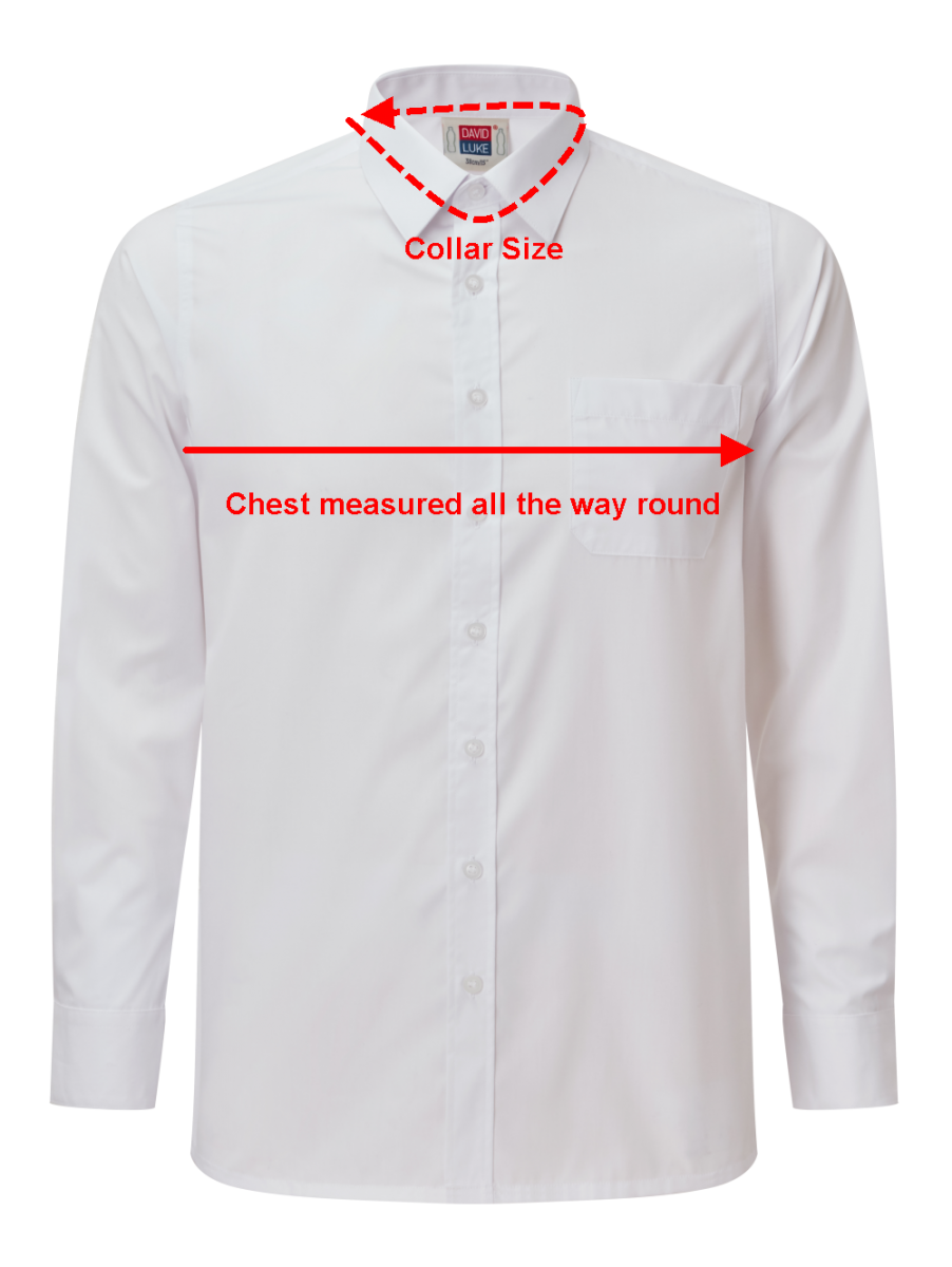 Boys School Shirt Measuring Guide