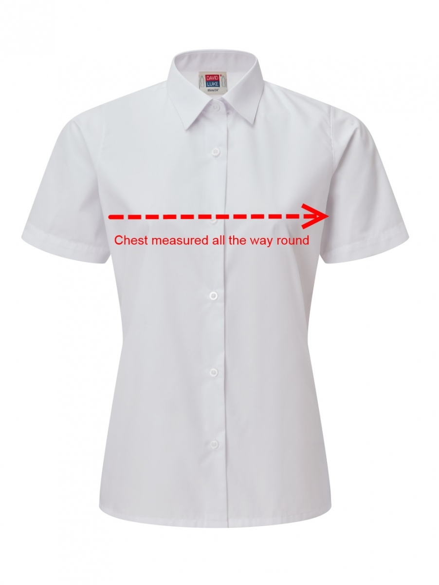Girls School Blouse Measuring Guide