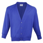 school wear uniform cardigan sweatshirt eco friendly acrylic poly cotton raglan