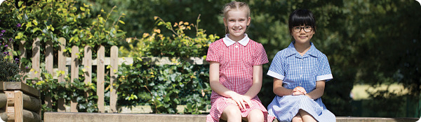 Summer school dresses gingham, pinafores tartan