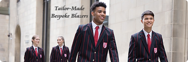 Black Red Venetian Stripe Blazers Tailor Made and Bespoke Blazer Range