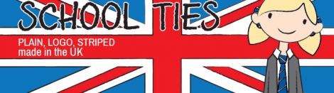 UK manufactured neck ties, eco ties, striped, plain or logo