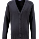 School uniform knitted cardigan soft cotton / acrylic with same colour buttons