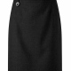 Junior school skirt with heart decoration on front and half elasticated waist