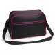 School Premium Retro Shoulder Bag contrasting piping, adjustable shoulder strap