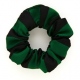 School uniform hair scrunchie with broad stripes to complement school tie