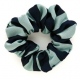 School uniform hair scrunchie with broad stripes to complement school tie