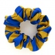 School uniform hair scrunchie with broad stripes to complement school tie