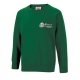 School uniform eco sweatshirt made with polyester from recycled plastic bottles 