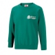 School uniform eco sweatshirt made with polyester from recycled plastic bottles 