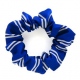 School uniform hair scrunchie with double stripes to complement school tie