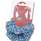 School uniform gingham hair scrunchie matches gingham sun hat