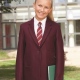 Girls school flannel blazer, 100% wool, 3 patch pockets, whole back, single breasted