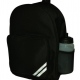 School primary backpack / rucksack bag, side bottle pocket, reflective stripes