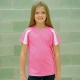 School sports wear T-shirt contrast school uniform colours for school sports kit