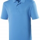 School senior cool polo shirt, wickable fabric, 3 button placket, short sleeves