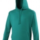 School or college hooded top in classic sweatshirt fabric for everyday wear