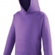 School or college hooded top in classic sweatshirt fabric for everyday wear