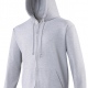 School or college zipped hoodie in classic sweatshirt fabric for everyday wear