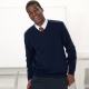 School uniform V-neck knitted jumper pullover 100% acrylic