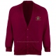 Pens Meadow School uniform badged sweatshirt cardigan