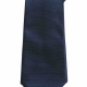 Stylish polyester tie 57" in length and 4" blade width horizontal stripe effect