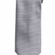 Stylish polyester tie 57" in length and 4" blade width horizontal stripe effect