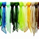 Chiffon scarf 38" in length and 6.5" wide