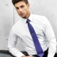 Stylish satin weave tie 57" tie length and 3.34" tie blade width