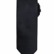Stylish polyester tie 57" in length and 3" blade width micro waffle effect