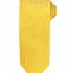 Stylish polyester tie 57" in length and 3" blade width micro waffle effect