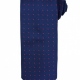Stylish polyester micro dot pattern tie 57" in length and 3" blade width