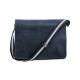 School college canvas despatch bag, adjustable shoulder strap & zipped interior