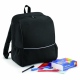 School backpack with Hi Viz piping and additional zippered pockets 