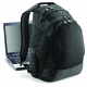Laptop backpack, padded laptop compartment, shoulder straps and back panel
