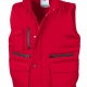 Work Wear Body Warmer Gilet with Insulating Padded Wadding and Multi Pockets