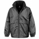 Eco school wear uniform lightweight waterproof jacket, fleece lined, hood