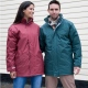 Waterproof windproof padded parka jacket, long fit, front pockets, quick drying