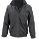 Fleece Lined Waterproof Coat, Lighteight with Foldaway Hood 