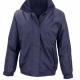 Fleece Lined Waterproof Coat, Lighteight with Foldaway Hood 