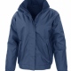 Fleece Lined Waterproof Jacket, Lightweight with Foldaway Hood 
