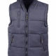 School wear uniform school padded bodywarmer, fleece lining, concealed hood