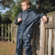 Eco school wear waterproofs include jacket and trouser with foldaway bag
