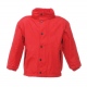 School wear uniform waterproof coat with reversible fleece lining, reflective