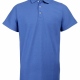 Work wear polycotton polo shirt, pique knit fabric, 3 horn button placket
