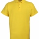 Work wear polycotton polo shirt, pique knit fabric, 3 horn button placket