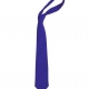School or club plain sapphire tie, 100% polyester