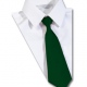 School uniform tie plain colour, polyester, elastic, clip on, standard
